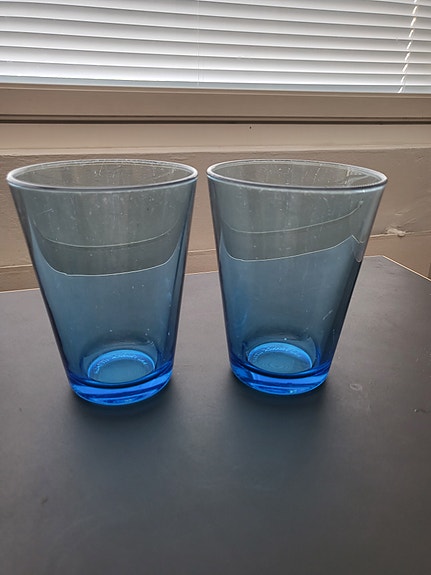 Iittala juomalasit sininen