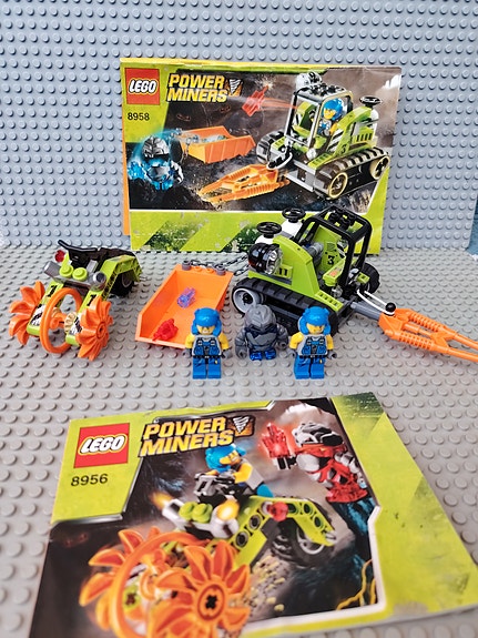 Lego Power Miners. 8956,8958.