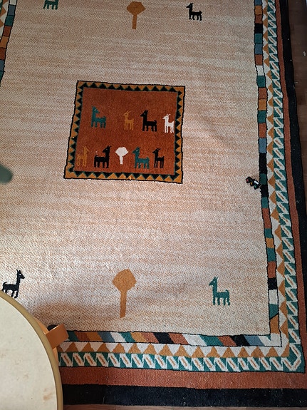 IKEA villamatto eläinkuviolla