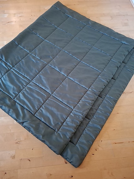 Metsän vihreä päiväpeitto