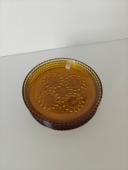 Riihimäen Lasi Grapponia lautaset
