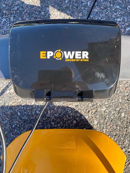 Stiga Aero E-Power ruohonleikkuri keltainen