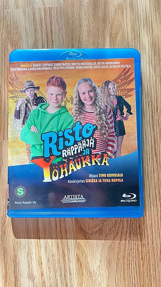 Risto Räppääjä ja Yöhaukka Blu-ray-elokuva