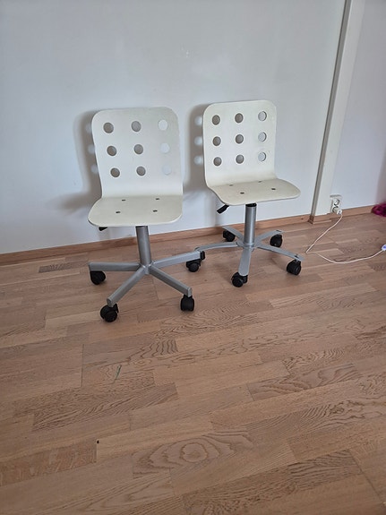 IKEA lasten työtuoli valkoinen