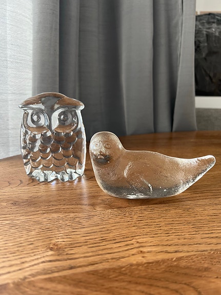 Pöllö ja norppa figuurit
