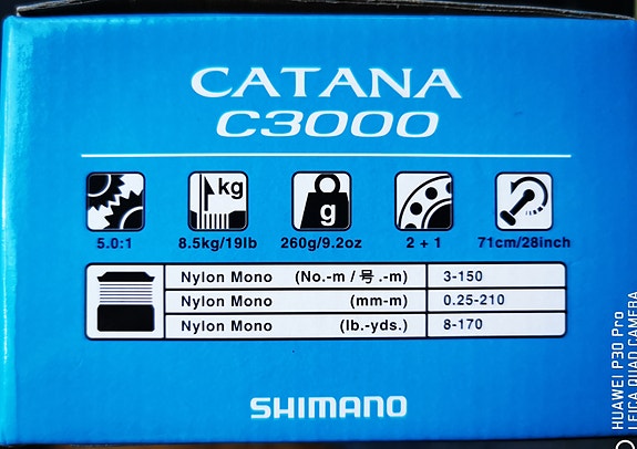 Shimano Catana C3000 avokela