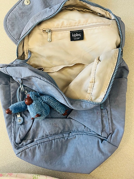 Kipling kangasreppu sininen unisex