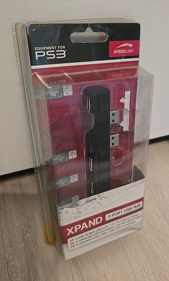 Speedlink 5-porttinen USB-hubi PS3:lle