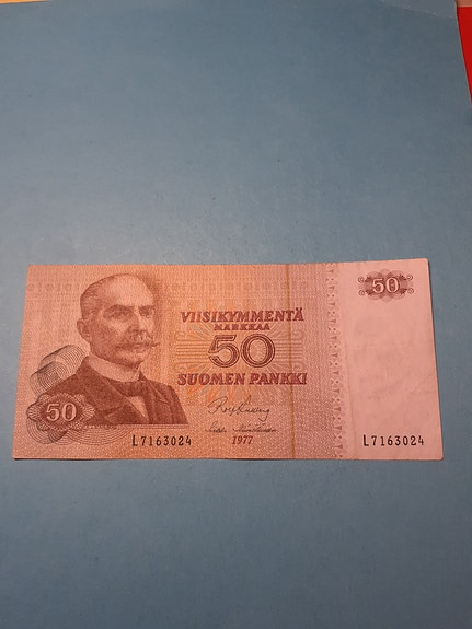 50 mk seteli  1977 Varattu