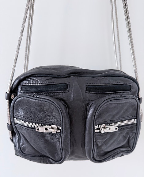 Alexander Wang Brenda nahkainen olkalaukku musta unisex