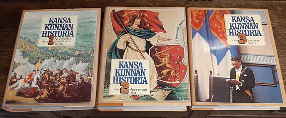 Kansakunnan historia 1–3 – WSOY – Kovakantinen kirjasarja