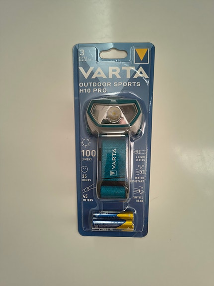 Varta otsalamppu
