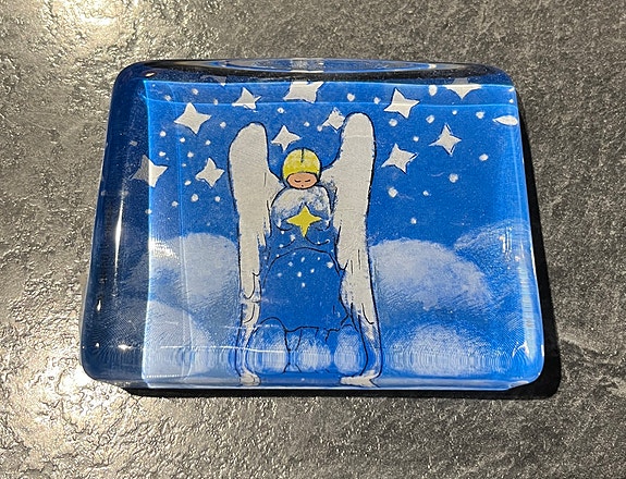 Iittala Lasikortti Ajatuksissa enkelin, Heljä Liukko-Sundström