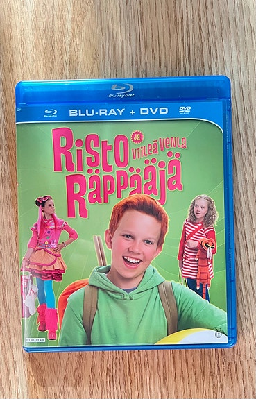 Risto Räppääjä ja viileä Venla elokuva Blu-ray + DVD