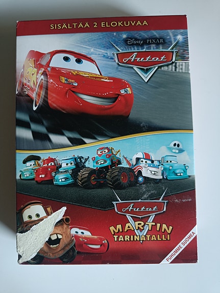 Autot elokuva ja Martin Tarinatalli DVD