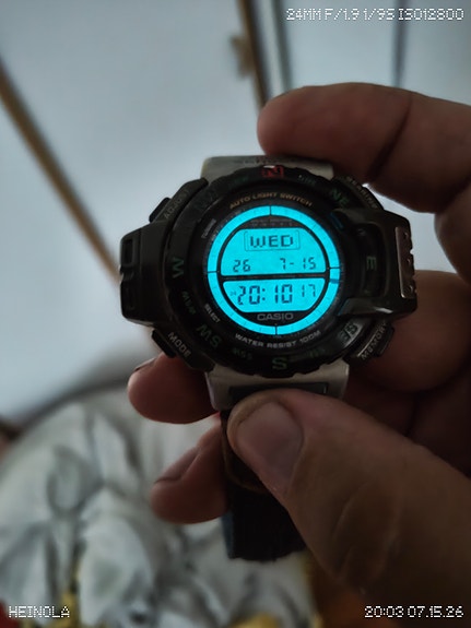 Casio Pro Trek 3 sensor