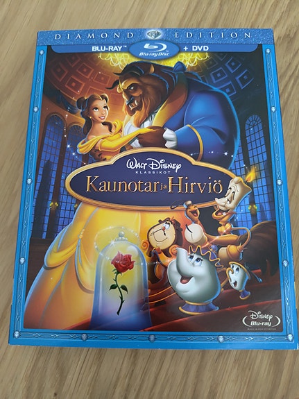 Disney Kaunotar ja Hirviö Blu-ray + DVD Diamond Edition