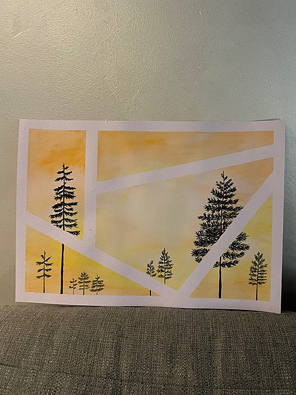 Taulu ilman kehyksiä A3
