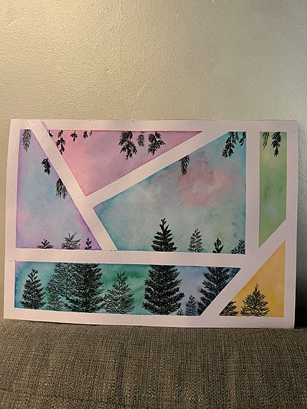 Taulu ilman kehyksiä, A3