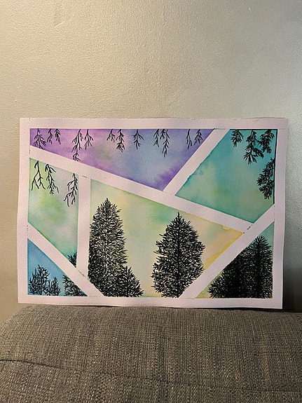 Taulu ilman kehyksiä, A3