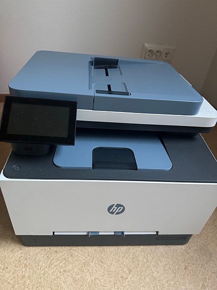 HP monitoimitulostin harmaa/sininen