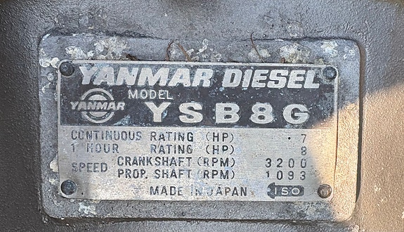 Yanmar YSB8G diesel