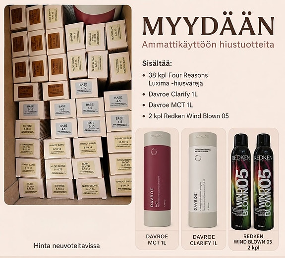 Four Reasons ja Redken ammattikäyttöön hiustuotteita