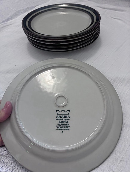 Arabia Karelia lautaset 7Kpl 24cm