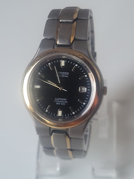 Citizen Eco-drive titanium.