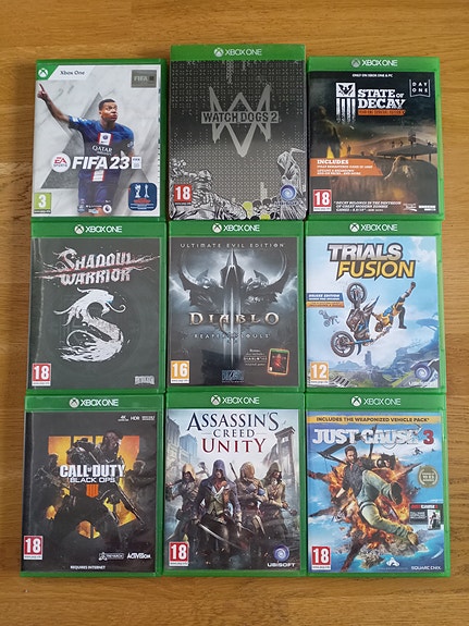 Xbox One pelejä