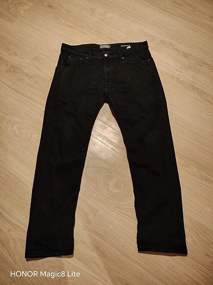 Dresmann mustat miesten farkut / housut, koko 38/30