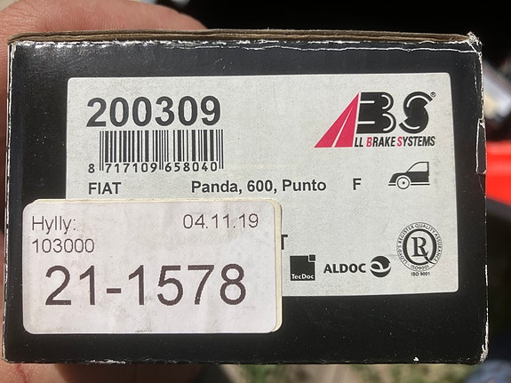 Fiat Punto I 55 Etupyöränlaakeri 94-00
