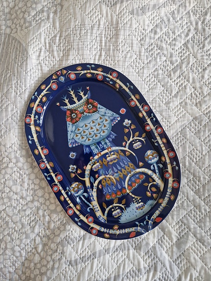 Iittala Taika sininen tarjoiluastia
