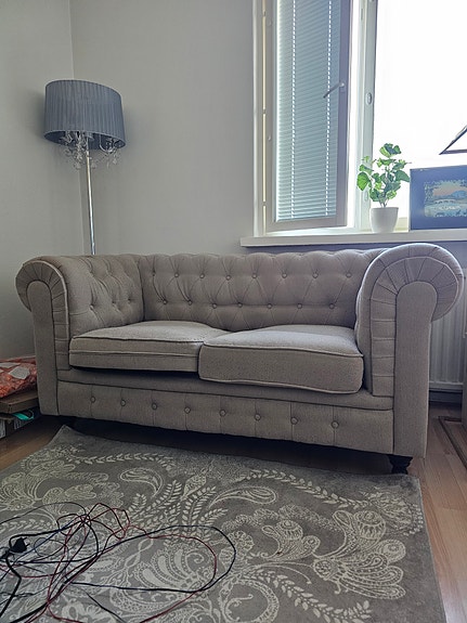 Chesterfield kangassohva