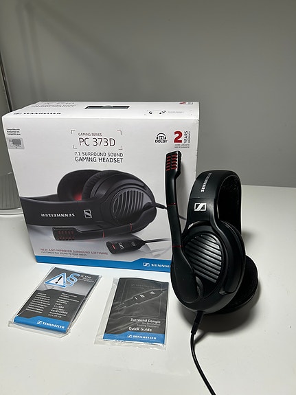 Sennheiser PC 373D 7.1 Dolby Surround Gaming Headset – Erinomainen kunto