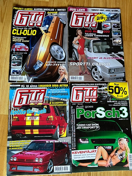 Gti ja Ford tuning ym. lehdet
