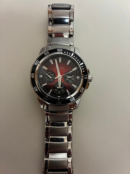 Teräsrannekello Fore, 100m/10atm, A20189, , Ø39mm