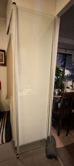 Kiinteä lasinen suihkuseinä koko 200 x 60