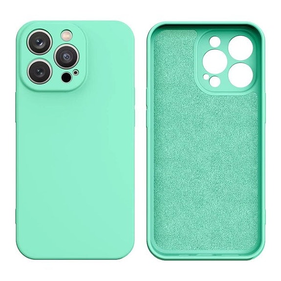 Silikonikuori iPhone 13 Pro - Vihreä