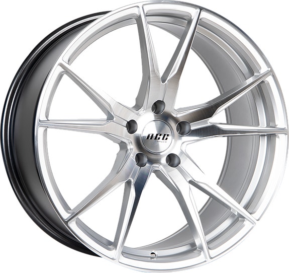 8.5X19 5X120 ET20 KR74.1 ACC SABRE Hyper Silver Polished 690kg