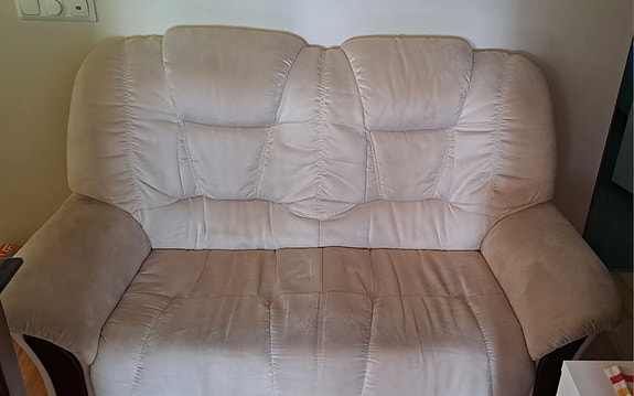 Beige 2 hengen sohva