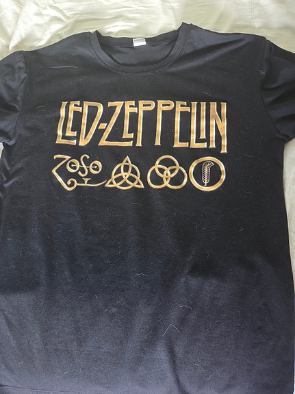 Led Zeppelin t-paita M musta
