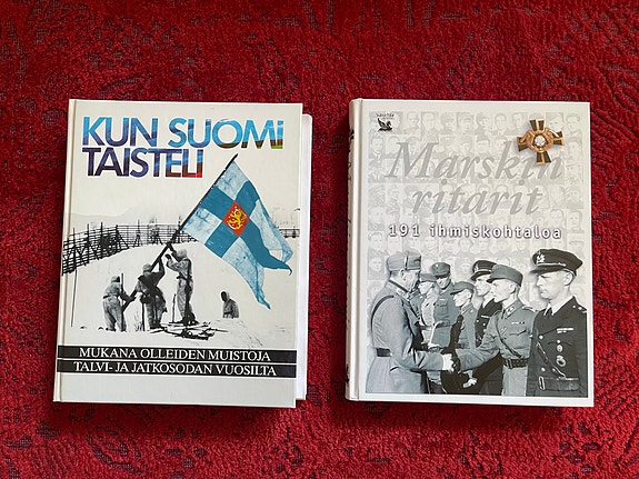 Kun Suomi taisteli ja Marskin ritarit - kirjat