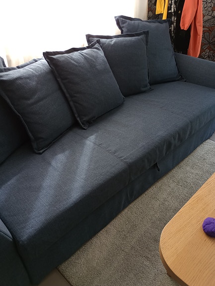 (vähän käytetty) vuodesohvan päällinen HOLMSUND