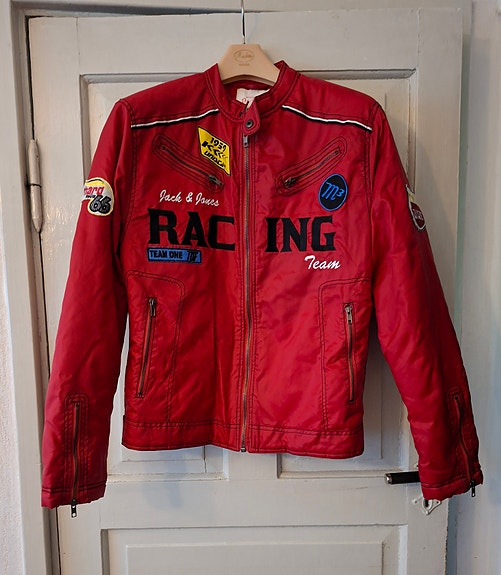 Jack & Jones Power Jacket takki M punainen
