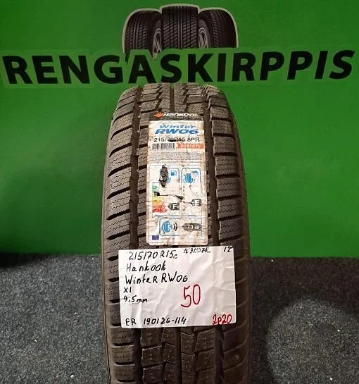 215/70R15C Hankook Winter RW06 109/107R kitka