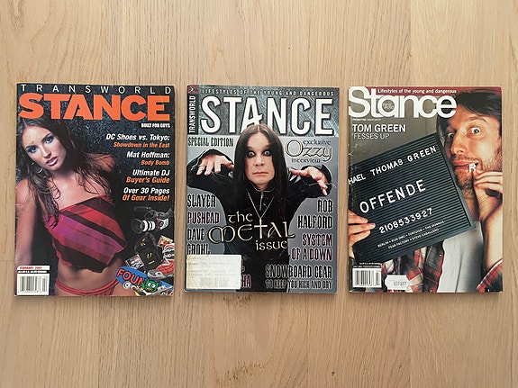 Transworld Stance lehtiä 3kpl