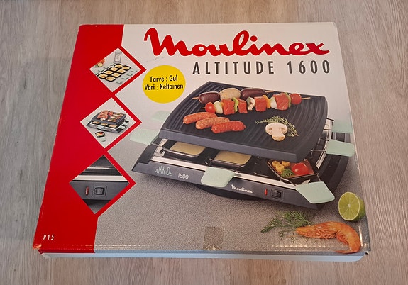 Moulinex Altitude 1600 raclette- ja pöytägrilli