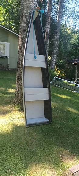 Uusi omateko paatti juniorille,sekä 36 lbs perämoottori.