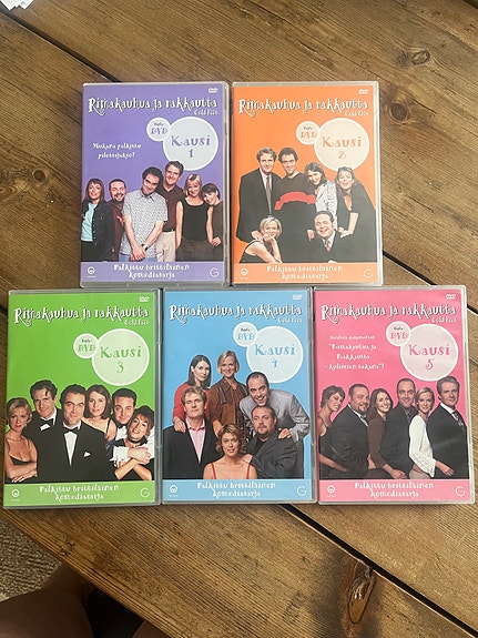 Rimakauhua ja rakkautta DVD kaudet 1–5